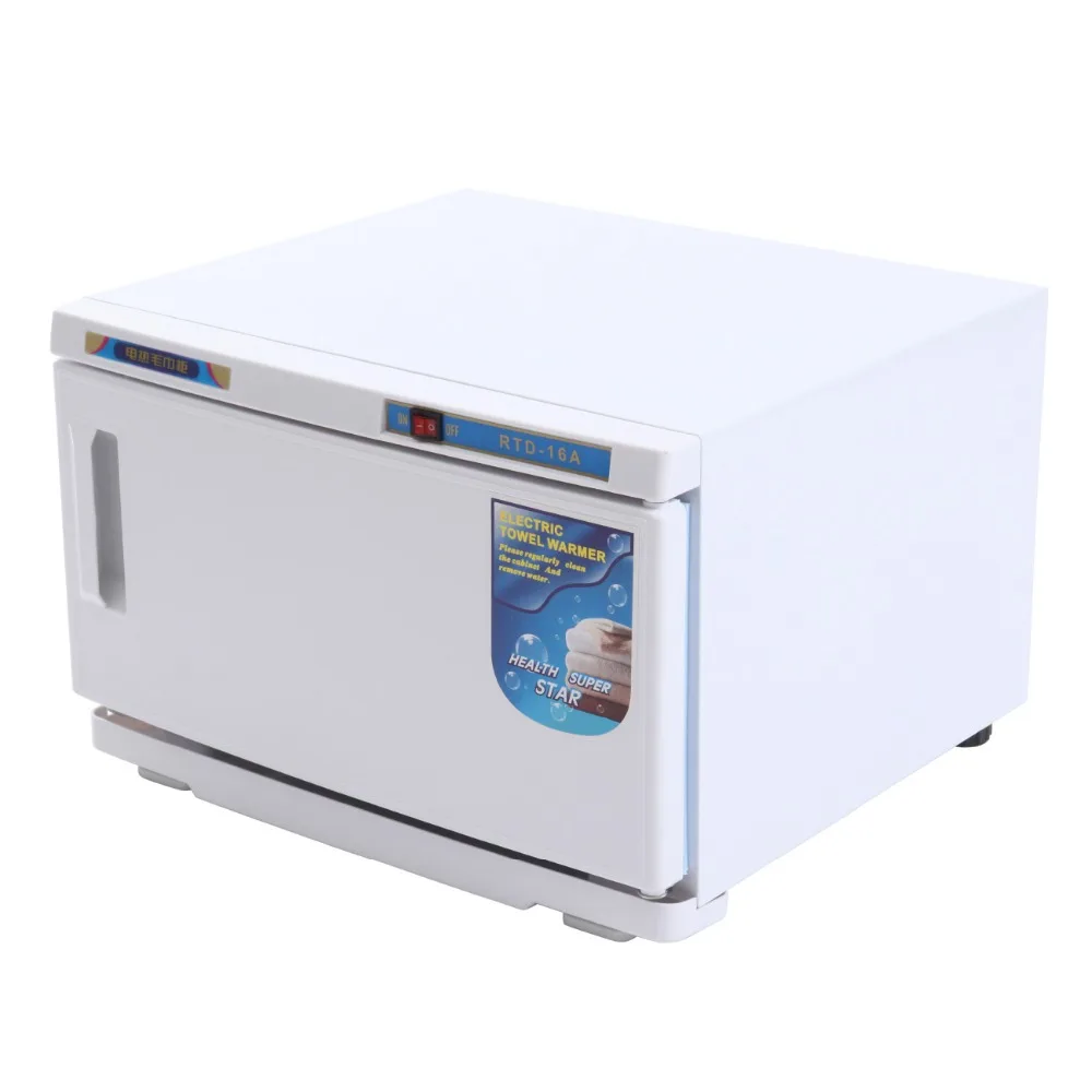 Pаспродажа (Корабль из ЕС) 16L УФ стерилизатор полотенец для лица шкаф дезинфекция горячего полотенца теплее машина спа