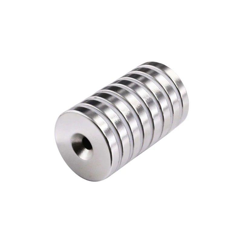 5 шт. 12x4 мм потайной Неодимовый магнит кольцо отверстие 3 мм маленький круглый N35 постоянный супер сильный Мощный магнитный магнит диск