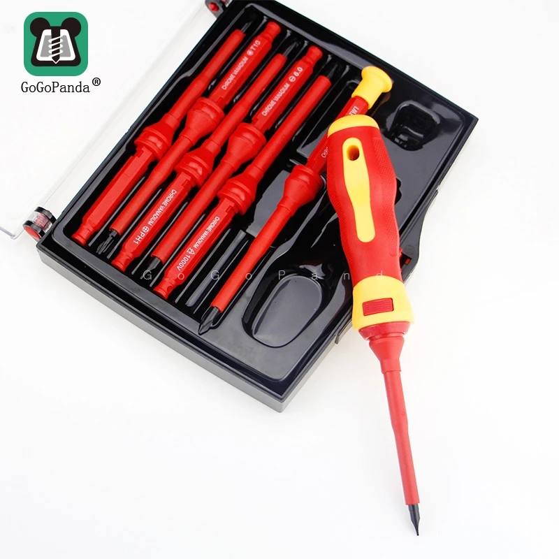 7 IN 1 Electricians Screwdriver Set Fully Insulated Multi Purpose Screw Driver For