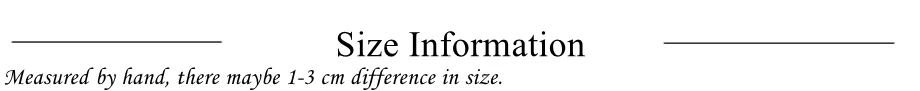 size information_