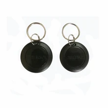 DWE CC RF 13,56 mhz rfid тег круглой формы черного цвета fobs