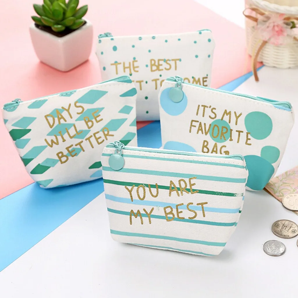

Altbest Women Girls Print Flower Snacks Coin Purse passport cover wWallet Bag Change Pouch Key Holder carteira feminina cute#Y40