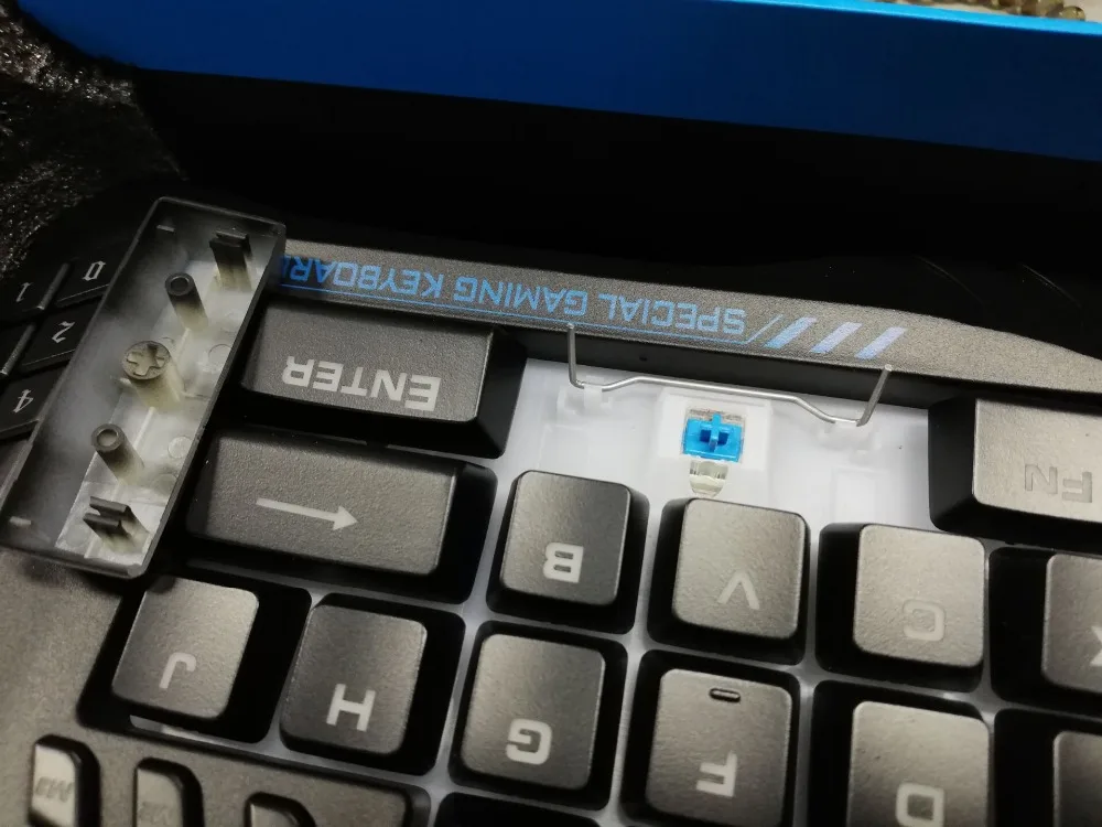 LED backlit gaming keyboard