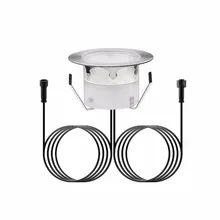 QACA Outdoor Deck Lights In Ground LED Lamps for Walkway, Garden Yard, Driveway, Pool Area, Paths B109