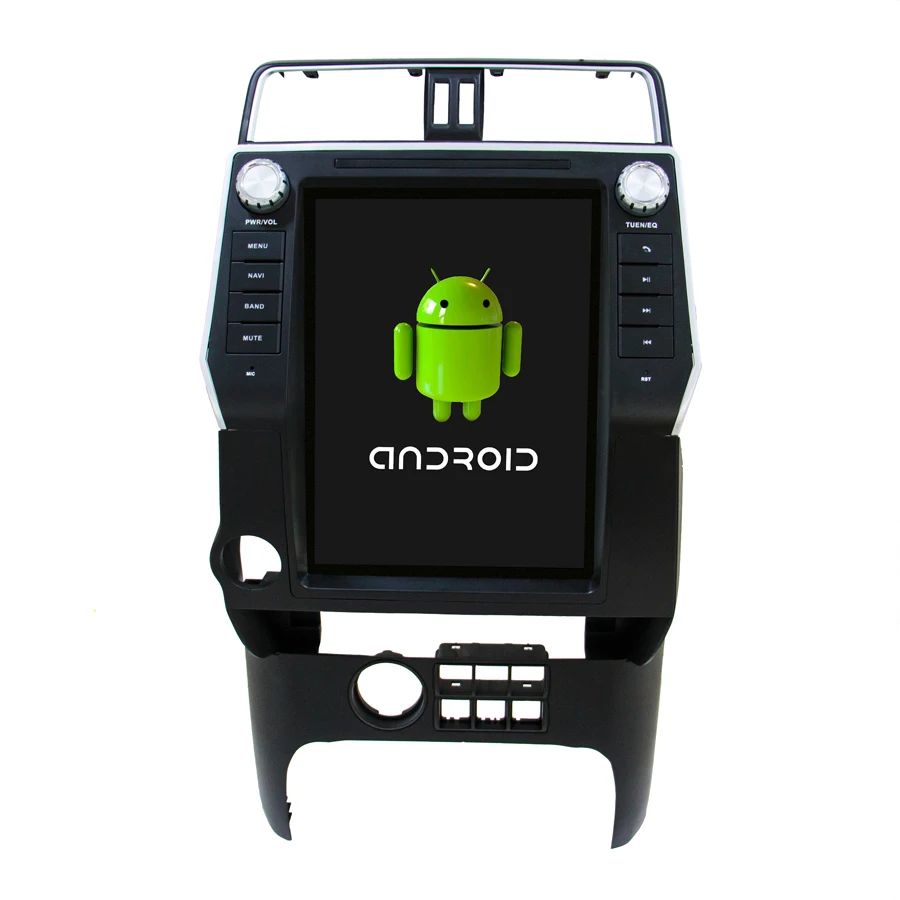 Cheap Otojeta vertical screen tesla head units quad core Android 7.1 Car Multimedia GPS Radio player for land cruiser Prado 2018 LC150 1