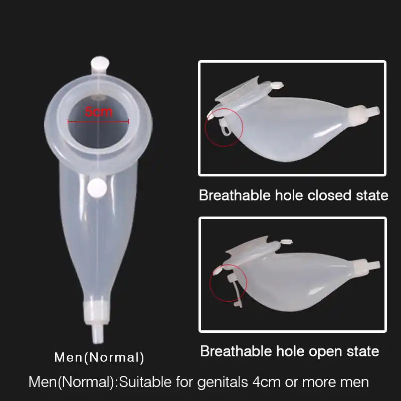 Urine Collector Reusable Silicone Adult Urine Bag For Urinary
