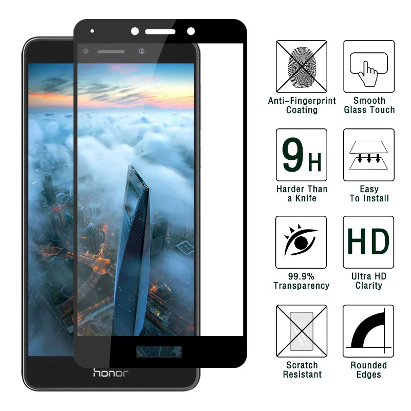 Защита экрана для Huawei GR5 2017/Honor 6X передняя пленка Закаленное стекло Mate9 Lite защитное