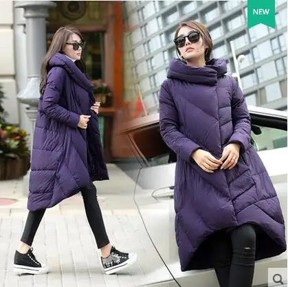 Cheap 2016 new hot winter Thicken Warm woman Down jacket Coat Parkas Outerwear cloak long plus size 3XXXL Slim luxurious fashion