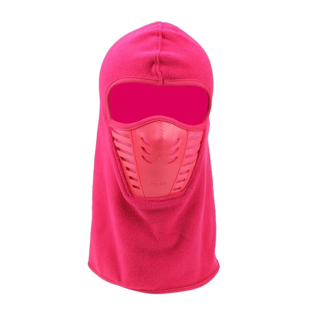 Уличная маска для катания на лыжах, маска для лица в стиле ниндзя, теплая утолщенная флисовая маска с функцией фильтрации, Прямая поставка