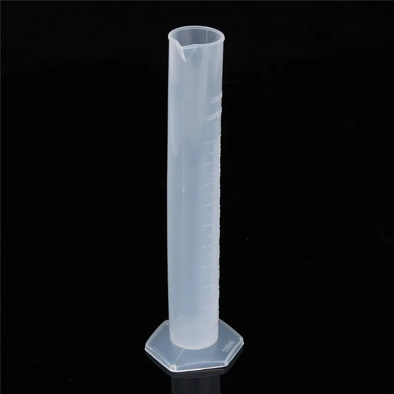 

100ML Plastic Measuring Cylinder Laboratory Test Liquid Alcohol Distiller Part Graduated Cylinders For Lab Supplies Tools