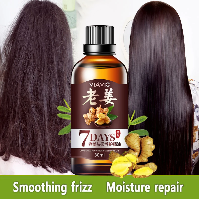 

30ml Hair Loss Ginger Hair Care Growth Essence Oil Hair Growth Ointment Hair Care Healthy Oil for Men Women