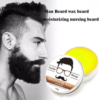 

beard balm New 100% Natural Beard Oil and Balm Moustache Wax for styling, Beeswax moisturizing smoothing gentlemen beard care