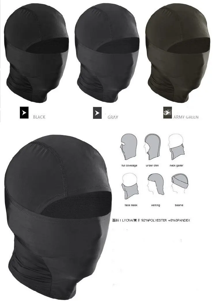 92Polyester+8Spandex,Lycra Professional Multi function/Outdoor Full