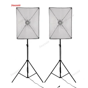 

LED softbox Double photographic lamp set small studio micro-merchants product portrait shooting photo to fill the light CD50 T03