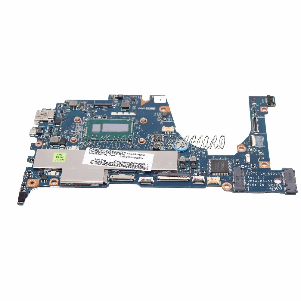 Материнская плата NOKOTION ZIVY0 для ноутбука lenovo yoga 2 13 3 &quotSR1EF LA A921P 1 6 ГГц материнская