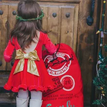 0-5T Baby Girls Velvet Princess Dress With Big Bow Party Pageant Dress Birthday Gifts Toddler Infant Girls Bow Xmas Dresses Red stylish floral big bow girls dress