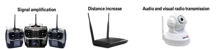 1 шт. 2,4 г 2 Вт двунаправленный WiFi модуль Усиления Сигнала Антенна усилитель мощности пульт дистанционного управления FPV беспроводной модуль