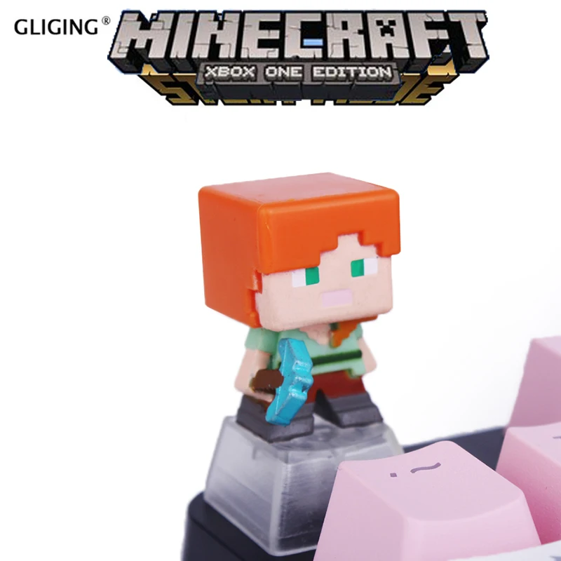 

Minecrgame Keycap R4 ESC Bottom Backlight Cartoon Custom Keycap Cherry MX Mechanical Keyboard KeyCaps F11