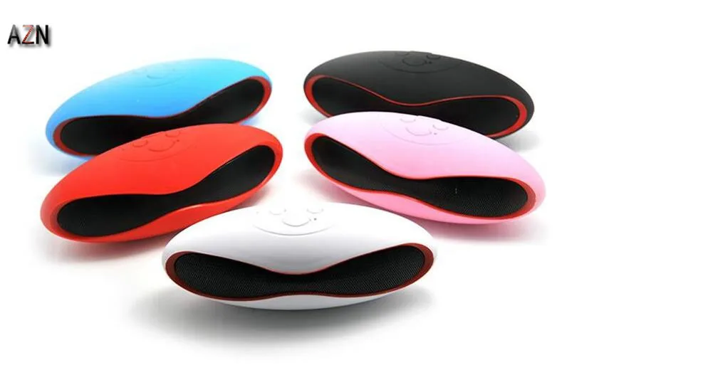 

AZN X6 Mini Wireless Bluetooth Speaker Handsfree Portable Speakerphone Soundbox with FM Built-in Mic,Support USB/TF Card Play