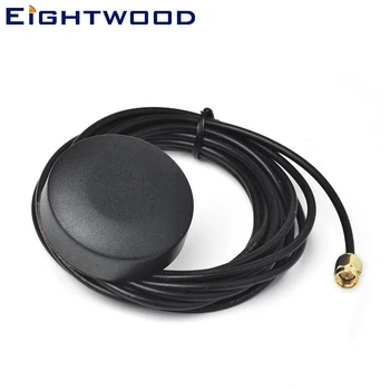 Eightwood 車マルチバンドアンテナ gps + 無線 lan + gsm 空中 sma プラグ雄コネクタ 5 メートルのケーブル車のトラック、 rv gps ナビゲーションヘッドユニット