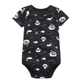 

Baby Bodysuit Newborn Babies Clothes Short Sleeve Cotton Print 3 6 9 12 18 24 Months Baby Clothing