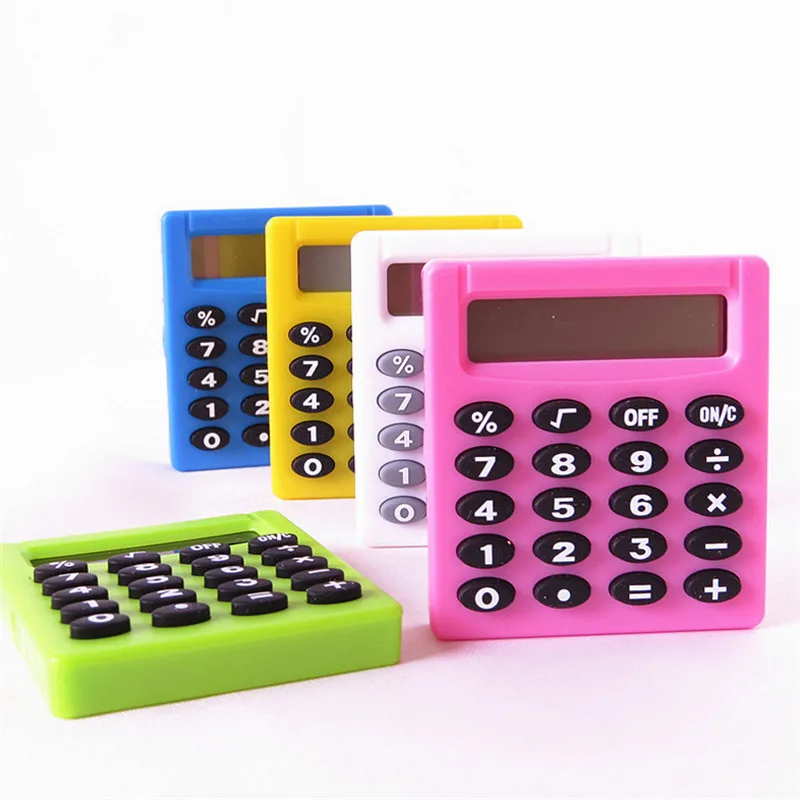 BinFul Карманный мультяшный мини-калькулятор Ha ndheld Карманный Тип Монета калькулятор на батареях