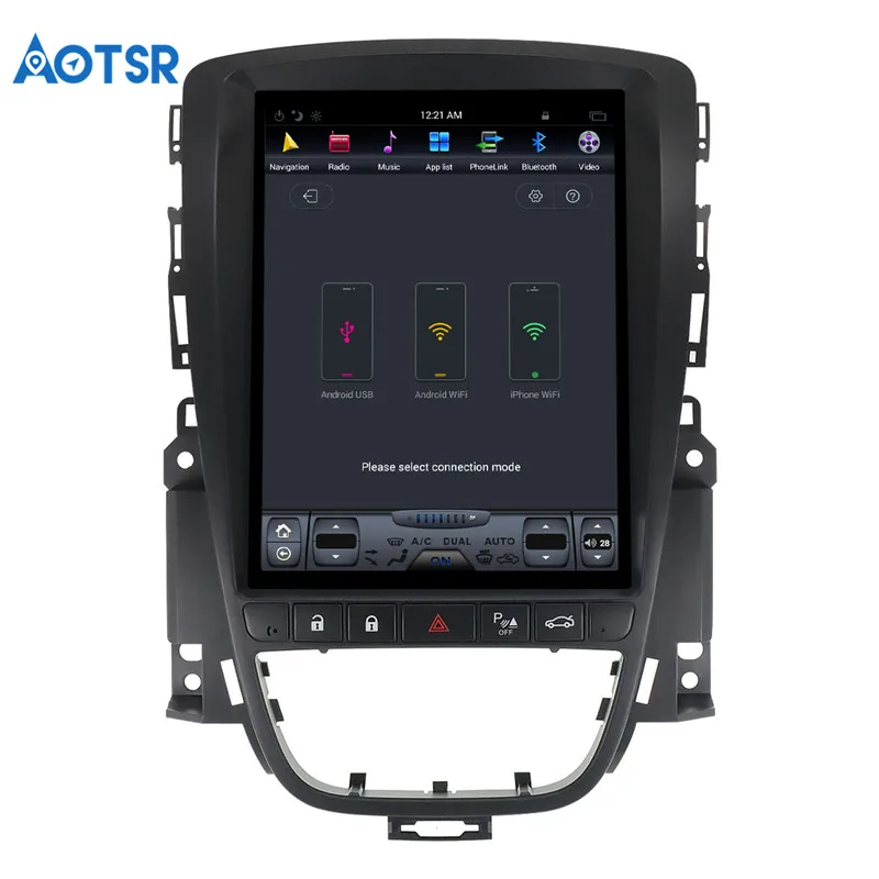 Автомобильный мультимедийный комплект Tesla style Android 8 1 без DVD плеера GPS навигация