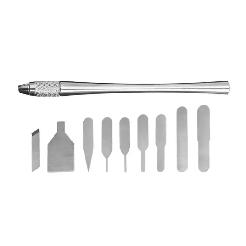 

10 in 1 Chip Repair Tool Disassemble CPU A5 A6 A7 A8 A9A Blade For Mobile Phone