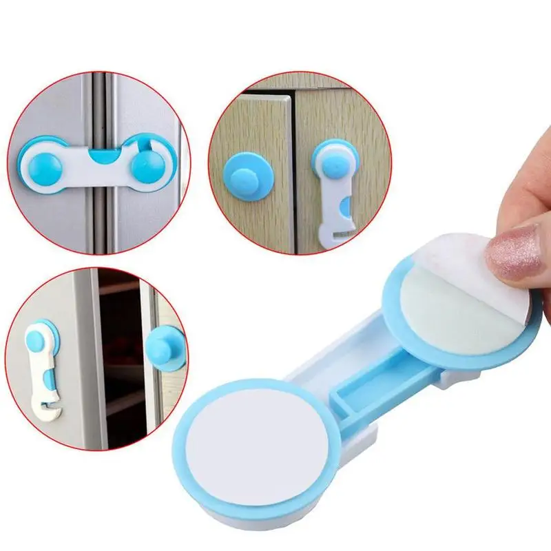 

1PCS Baby Child Lock Kit for Cupboard Door or Drawer Cabinet Safety Home Security DIY Furniture Hardware Cabinet Safety Lock