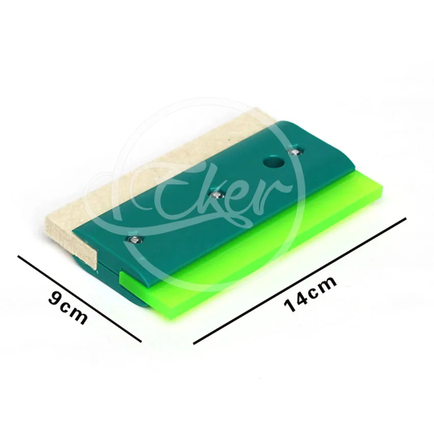 

Free Shipping 9cm*14cm Professional Squeegee Window Tint Tool Wool Squeegee Palstic Squeegee Both Side Useful Car Wrapping Tools