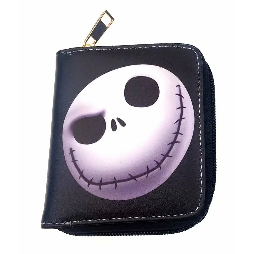 Dễ thương Phim Hoạt Hình Nightmare Before Christmas Wallet Da Card Holder Purse Zipper Coin Túi cho Trẻ Em Trai Cô Gái Thời Trang Thống Ví|Ví| - AliExpress