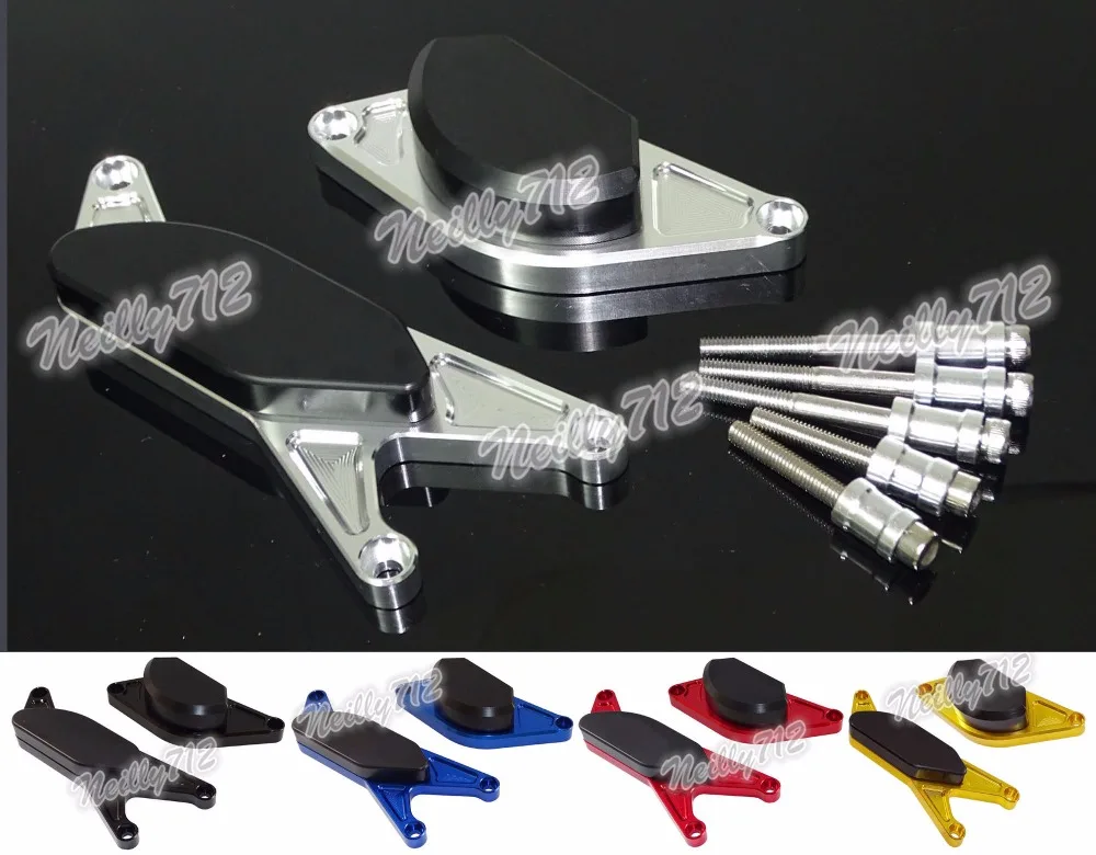 

Left & Right Engine Crash Pads Frame Sliders Protector For Suzuki GSXR1000 2001 2002 2003 2004 2005 2006 2007 2008