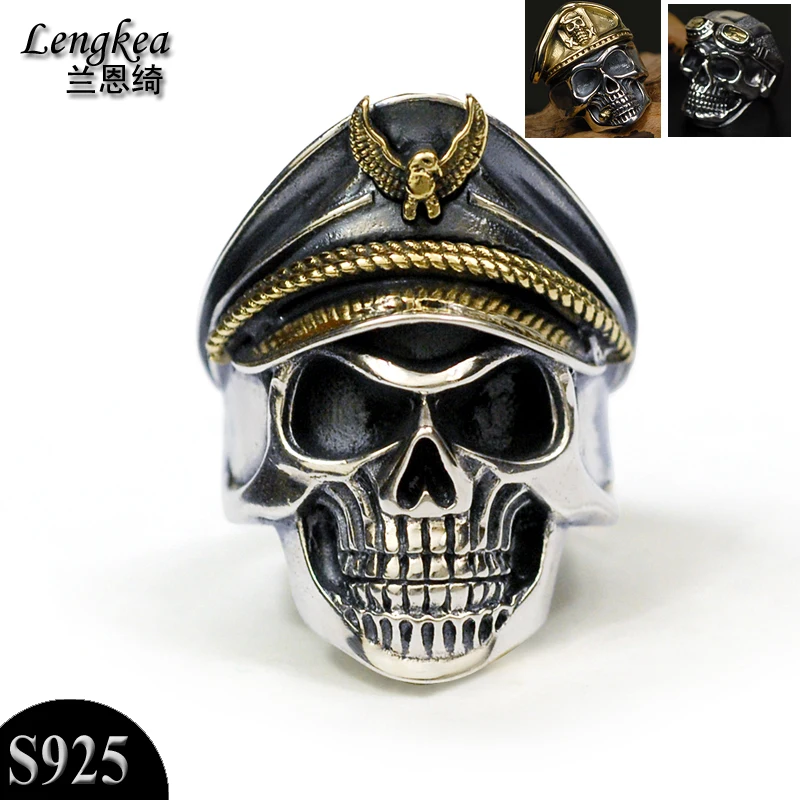 

Men rings cool domineering 925 sterling silver ring vintage military patterns ring men silver jewelry accessories 3 patterns