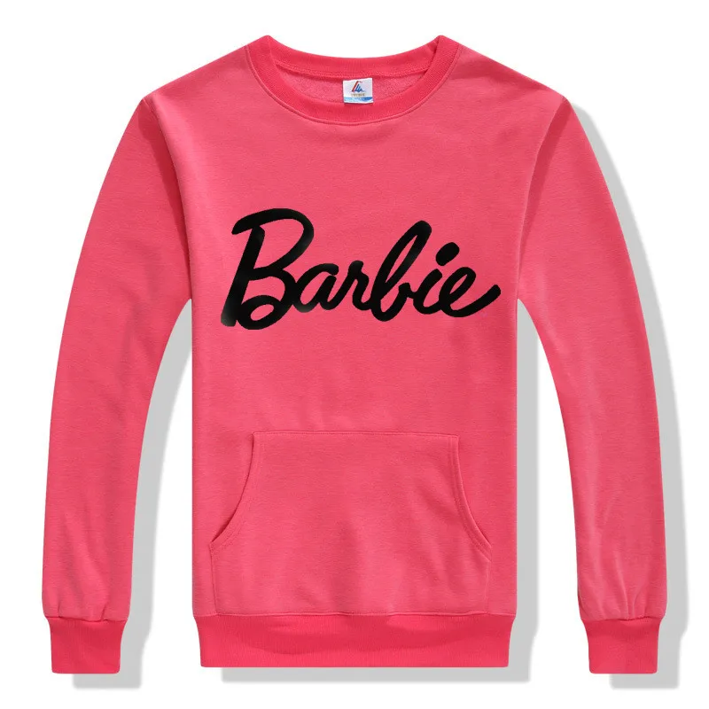 women hoodies fashion 2015 barbie sweatshirts women casual pullover ...
