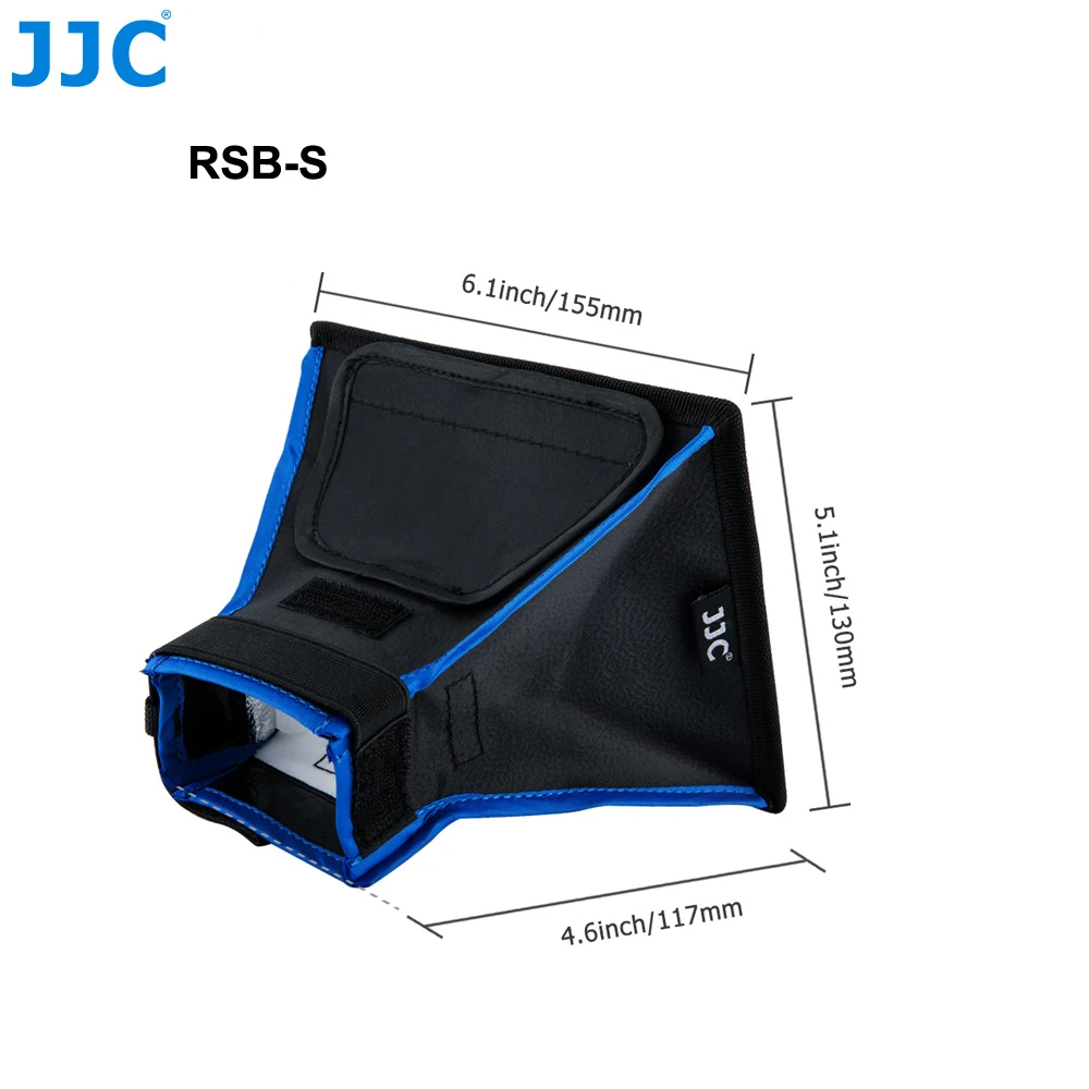 JJC вспышка софтбокс фотография Универсальный студийный рассеиватель для вспышки софтбокс для CANON YONGNUO Nikon sony Fujitsu Pentax светильник - Цвет: RSB-S