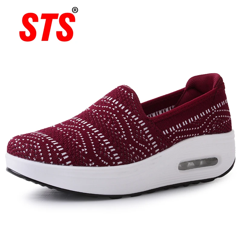 

2019 Spring Zapatos Mujer Women Sneakers Shoes Woman Heighten Breathable Ladies footwear Anti-slip Ladies Walking Barefoot Shoes