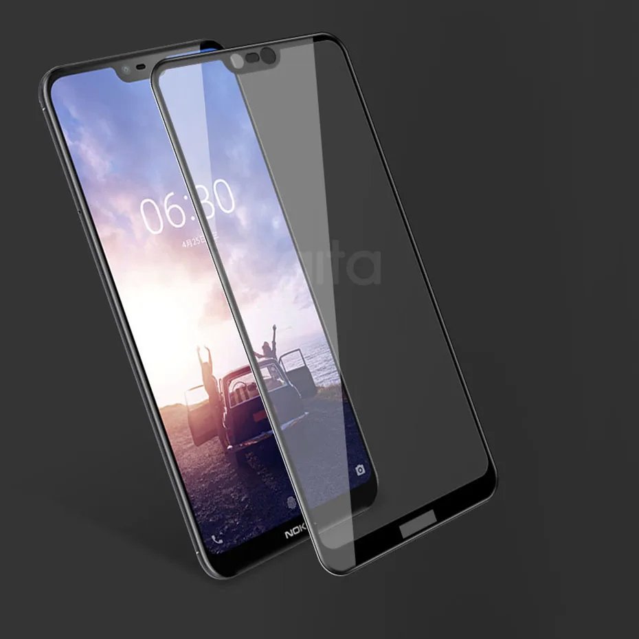 Закаленное стекло для Nokia 6 8 2 3 5 2.1 6.1 3.1 Plus Защитное экрана 5.3 X6 5.1|Защитные стёкла и