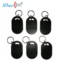 DWE CC RF access control cards abs 100pcs rfid 125khz tk4100 waterproof  key tag rf id door keyfobs                             