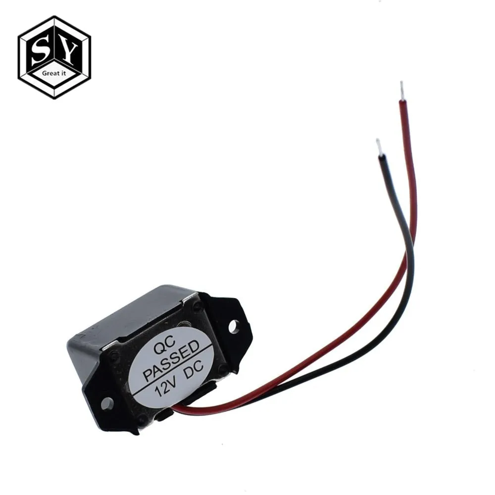 كبيرة فإنه 1 قطعة إنذار الطنان DC 12 V 85dB البسيطة الإلكترونية إنذار بوزيرس المستمر لهجة