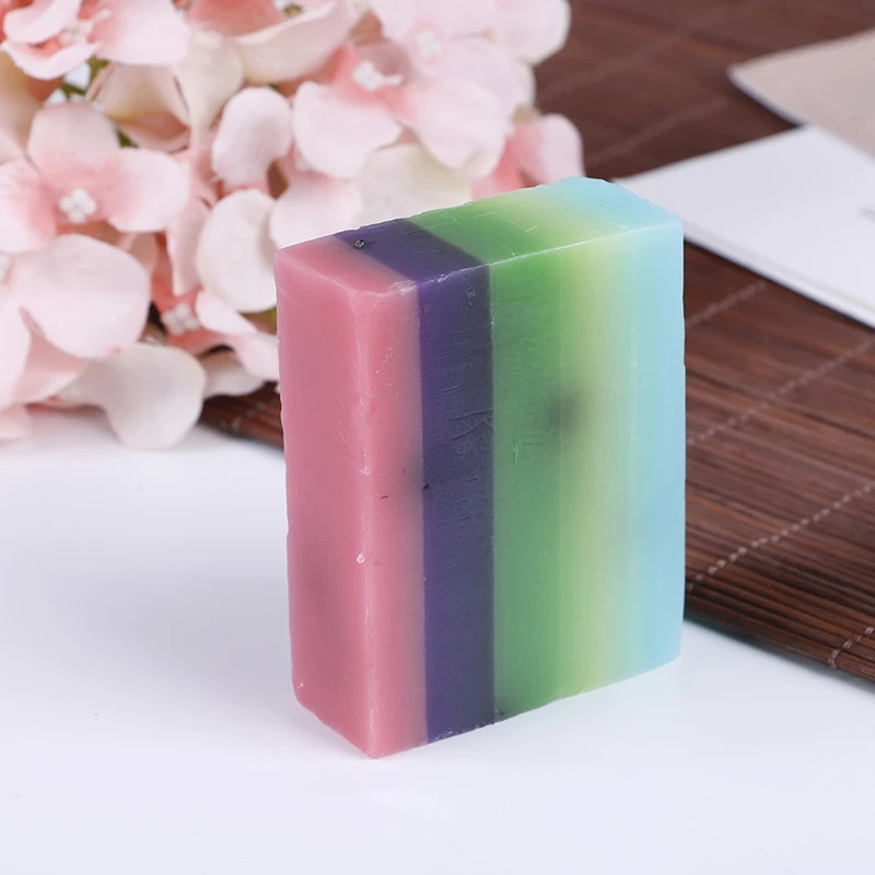

Thailand Fruit Soap Mix Color Rainbow Soap White Plus Soap Moisturizing Whitening Skin New