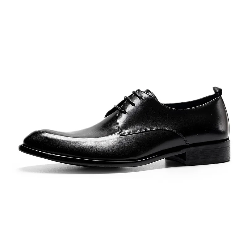 De Punta Oxford Vestir Cuero Para Hombre Negro Vino Oficina Rojo vino Alta Vaca Qyfcioufu Encaje Tinto Zapatos Negro La Formal Calidad Genuino qXdwXOgx