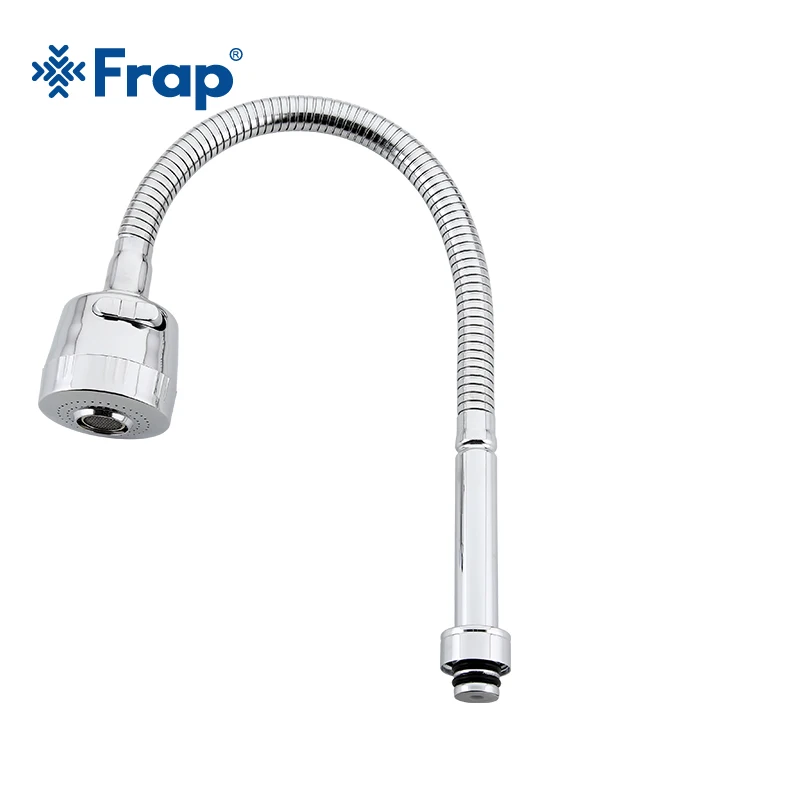 Frap Kitchen Sprayers Faucet Pull-out Head Two Ways Outlet with Universal Directions Hose Polished Fixed Rotatable Type