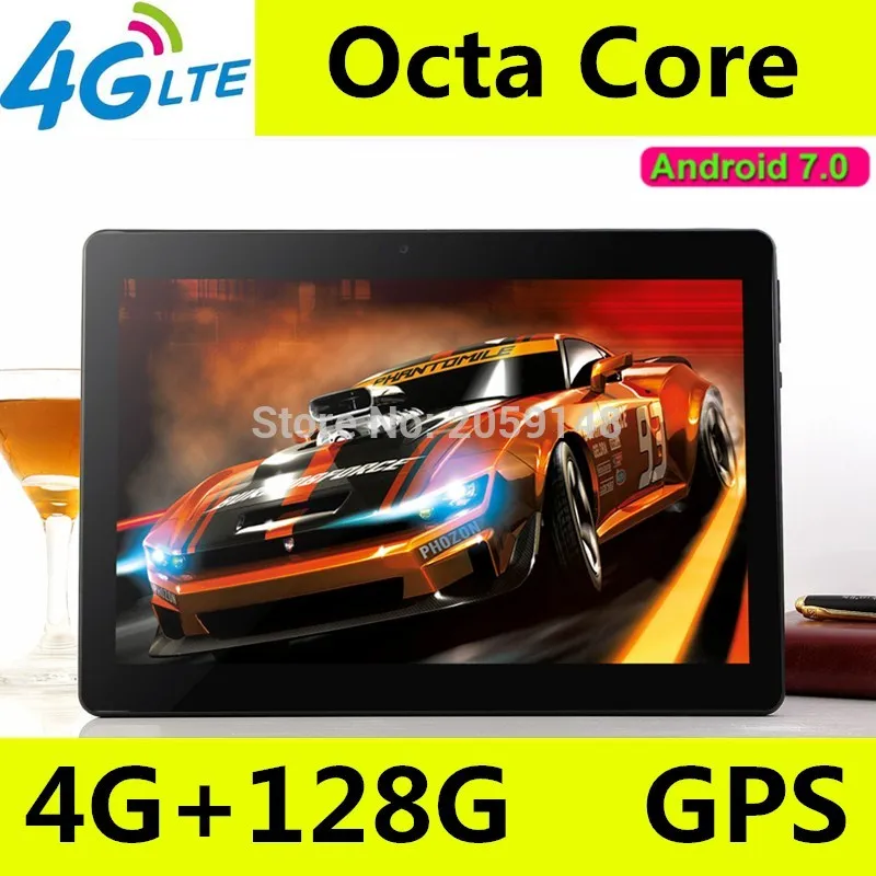 10.1 inch tablet pc Android 7.0 octa core RAM 4GB ROM 128GB Dual SIM Bluetooth GPS 1920X1200 IPS Smart tablets pcs T900 101''