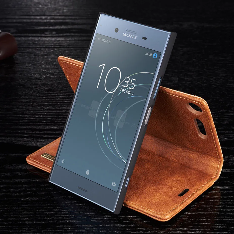 Для sony Xperia XZ XZ1 XZ2 XZ3 Compact pu ретро кожаный чехол-книжка с подставкой съемный магнитный 2 в 1 съемный чехол для карт чехол