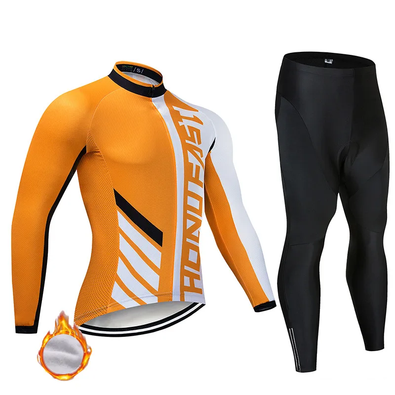

NVVTRKE 2019 New pattern winter Long sleeves Cycling Keep warm Breathable Reflective Racing High elasticity Cycling Jersey