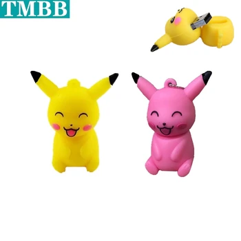 

BiNFUL 10PCS Pokemon Pikachu pendrive 8GB 16GB 32GB 64G usb flash drive pen drive Cute U disk USB 2.0 creative memory stick Gift