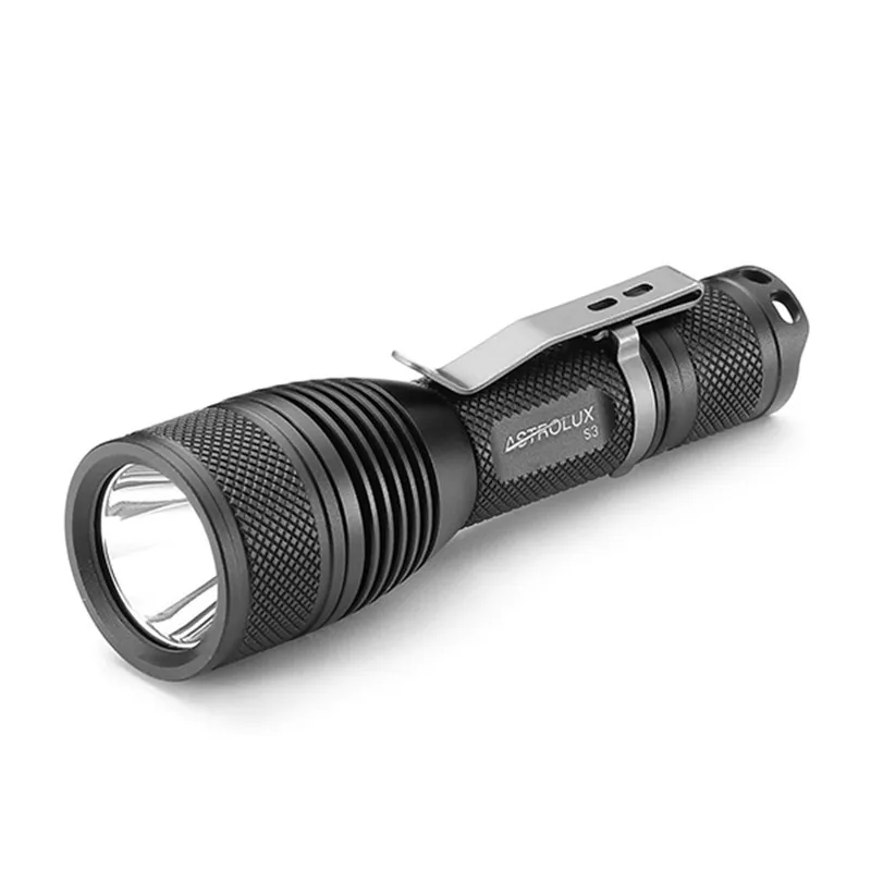 

Astrolux S3 Waterproof 1A 3B Light Tint 1400LM XPL-HI LED light lamp 14500 torch Flashlight+o-rings+Clip+landyard+Gift Box
