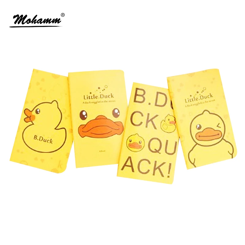 

A5 A6 B5 Cute Yellow Little Duck Kawaii Books Agenda Journal School Office Supplies Korean Stationery Notebooks Note Book