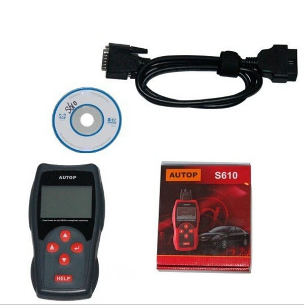 2015 DHL Free Shipping Good Quality Code Reader S610 OBD Scanner for