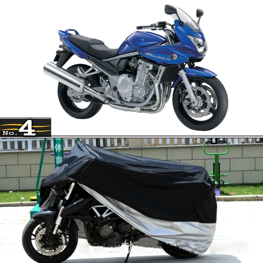 Мотоциклов Обложка Для Suzuki GSF650 Водонепроницаемый УФ Солнце Пыли/Дождь Защитная Крышка из Полиэстера Тафта